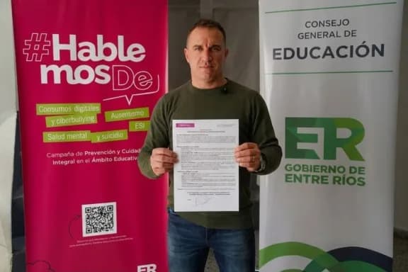El piloto Mariano Werner adhirió al Compromiso por una Crianza Digital Saludable - imagen de origen