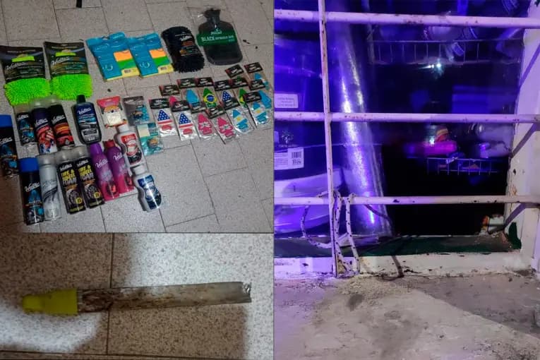 Rompió la vidriera de una ferretería, robó productos y fue detenido - imagen de origen