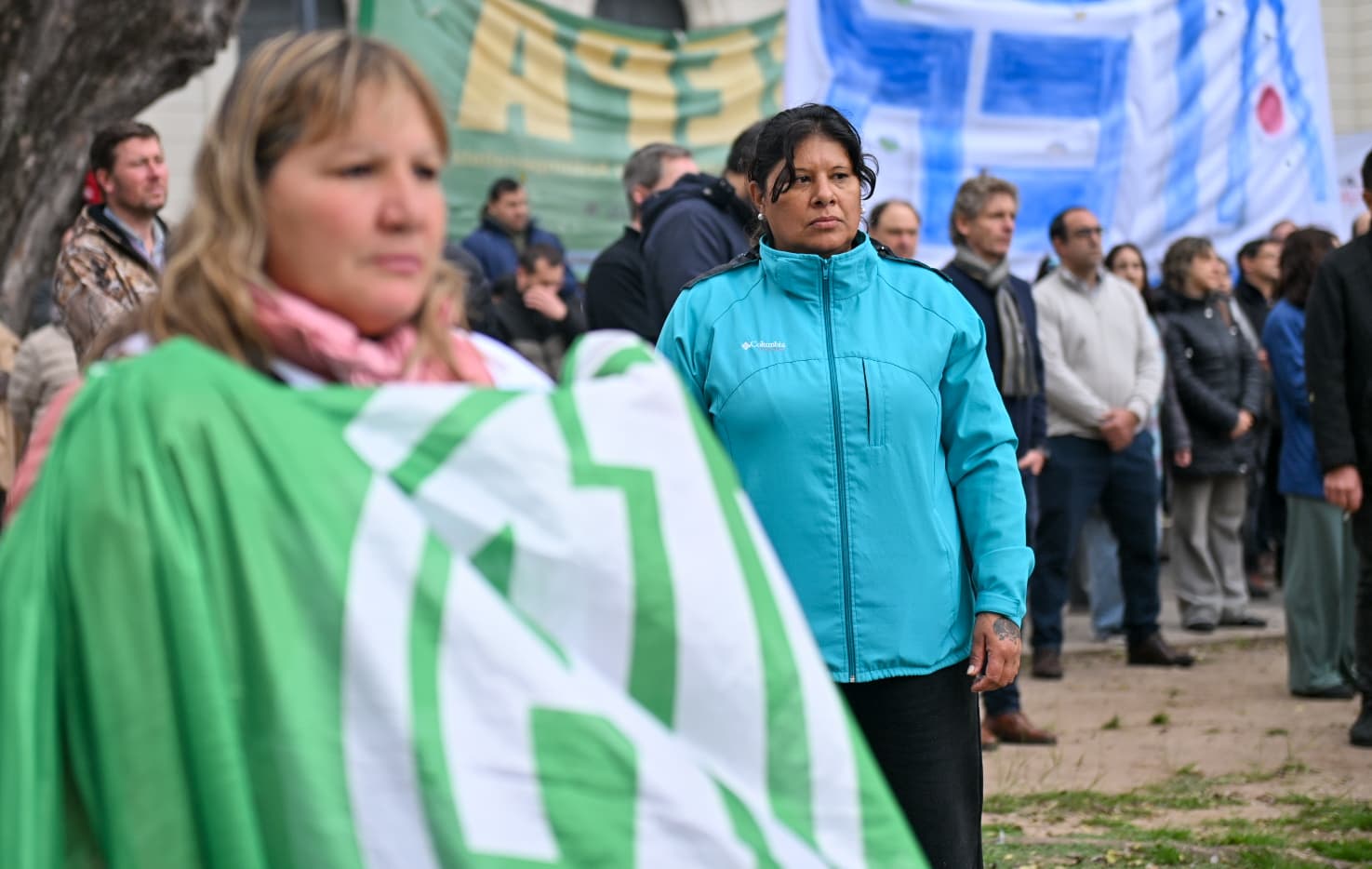 El rechazo al proyecto, fuera de la Casa Gris - imagen de origen