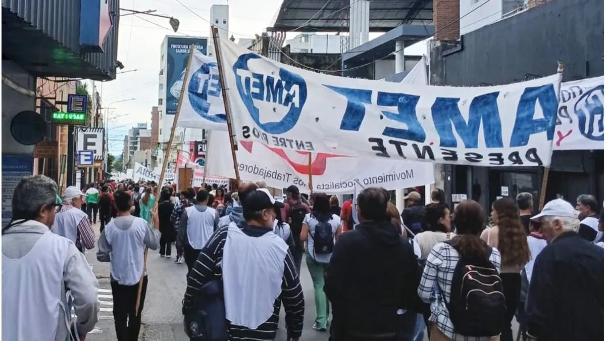 AMET se suma al paro docente de 48 horas convocado por Agmer - imagen de origen