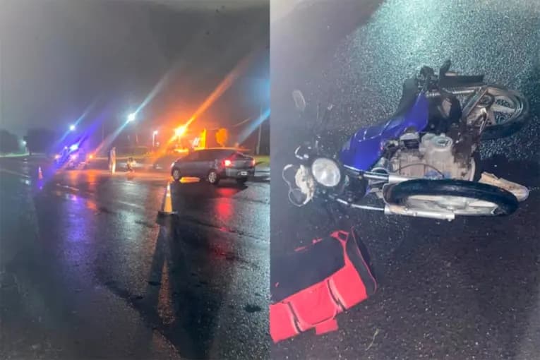 Motociclista sufrió lesiones de consideración tras un choque en la Ruta 11 - imagen de origen