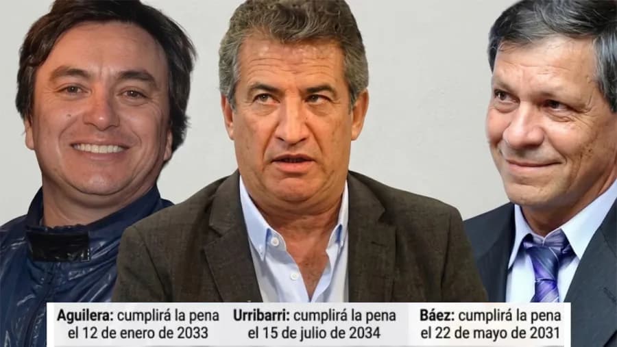 Megajuicio: el cómputo de las penas que deberían cumplir Sergio Urribarri, Pedro Báez y Juan Pablo Aguilera | Análisis - imagen de origen