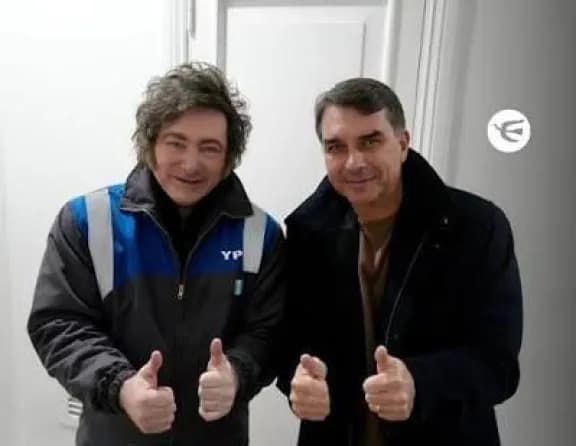 Milei sigue con optimismo la elección en Brasil y respaldó a Bolsonaro en redes - imagen de origen