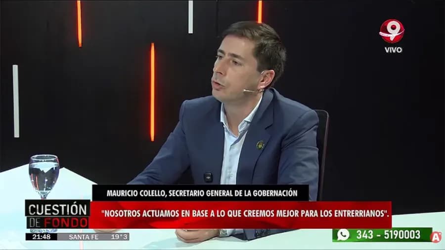 Mauricio Colello: “Frigerio es un gobernador que defiende los intereses de los entrerrianos como nunca antes” | Análisis - imagen de origen