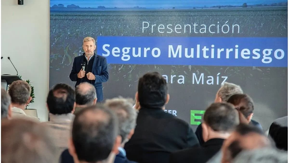 Frigerio presentó seguro multirriesgo para maíz junto a las principales aseguradoras del mercado - imagen de origen