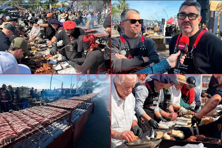 Choripaneada en Paraná: familias, asadores, música, clubes, solidaridad y gastronomía frente al río - imagen de origen